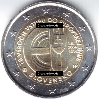 Münzen Euromünzen 2 Euro 2013, Slowakei 2 Euro 2013 I. (1) Sammlung