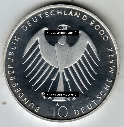 Münzen Deutsche Mark Silbermünze 2000 (7) Sammlung