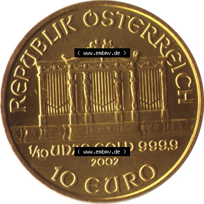 Münzen Österreich Goldmünze 2002 (1) Sammlung