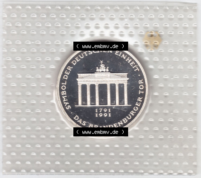 Münzen Deutsche Mark Silbermünze 1991 (2) Sammlung