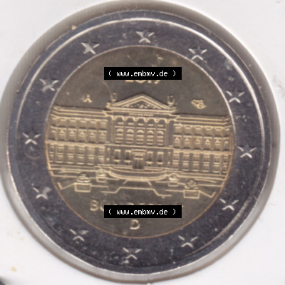 Münzen Euromünzen 2 Euro 2019, Deutschland Bundesrat D (1) Sammlung