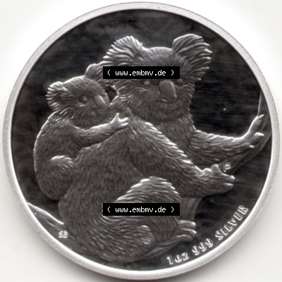 Münzen Australien Silbermünze 2008 (2) Sammlung