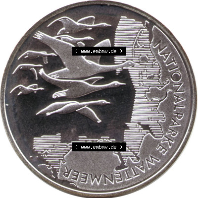 Münzen Euromünzen 2004, Deutschland 10 Euro Sondermünze 2004, 10 Euro Nationalpark Wattenmeer (1) Sammlung