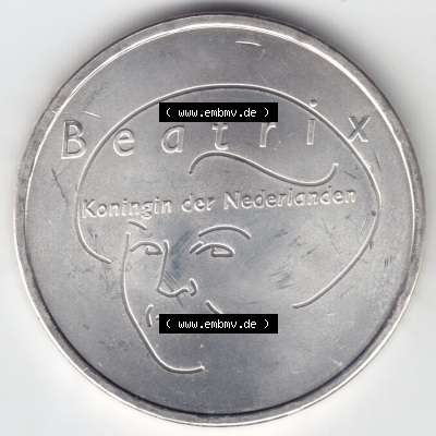 Münzen Niederlande Silbermünze 2004 (1) Sammlung