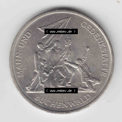 Münzen Deutschland DDR 10 Mark-Sondermünze 1972, 10 Mark der DDR Buchenwald (1) Sammlung
