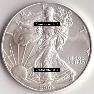 Münzen USA Silbermünze 2005 (2) Sammlung