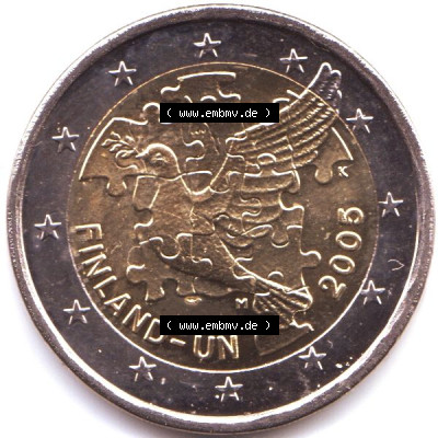 Münzen Euromünzen 2 Euro 2005, Finnland 2 Euro Gedenkmünze (1) Sammlung