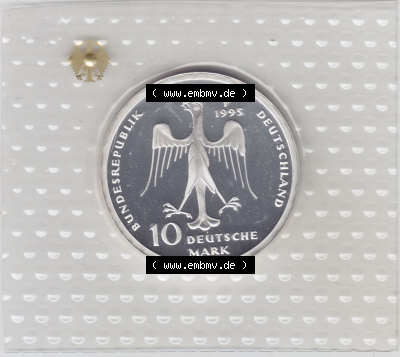 Münzen Deutsche Mark Silbermünze 1995 (5) Sammlung