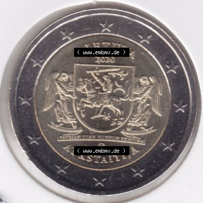 Münzen Euromünzen 2 Euro 2020, Litauen Ethnographische Regionen. 2 Euro Gedenkmünze, gültiges Zahlungsmittel in allen Eurostaaten / Euroländern. Das... Sammlung