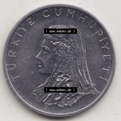 Münzen Türkei / Türkiye Eurovorläufer, Umlaufmünze vor Euroeinführung 1971-1979, 50 Kurus 1970 (1) Sammlung