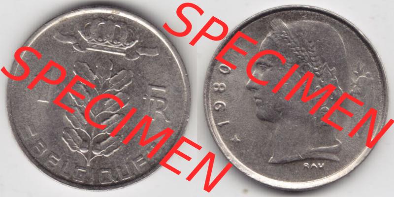 Münzen Belgien Eurovorläufer, Umlaufmünze vor Euroeinführung 1950-1988, 1 Franc Belgique (3) Sammlung