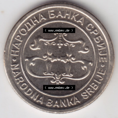 Münzen Serbien Eurovorläufer, Umlaufmünze vor Euroeinführung 2003-2003, 2 Dinara (1) Sammlung