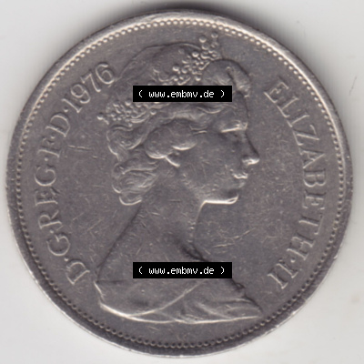 Münzen Großbritannien Eurovorläufer, Umlaufmünze vor Euroeinführung 1968-1981, 10 New Pence (2) Sammlung