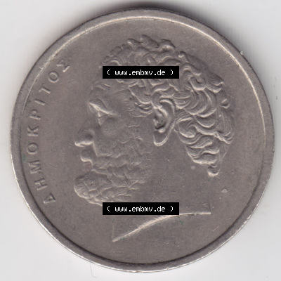 Münzen Griechenland Eurovorläufer, Umlaufmünze vor Euroeinführung 1978, 10 Apaxmai, Drachmen. Rückseite einer Münze aus... Sammlung