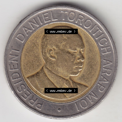 Münzen aus Afrika Kenia / Kenya Umlaufmünze 1998-1998, 20 Schilling - Shillings 1998 (2) Sammlung