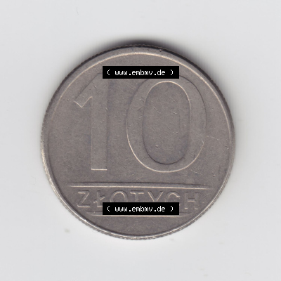Münzen Polen / Polska Eurovorläufer, Umlaufmünze vor Euroeinführung 1984-1988, 10 Zlotych 1986 (2) Sammlung