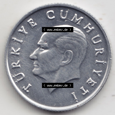 Münzen Türkei / Türkiye Eurovorläufer, Umlaufmünze vor Euroeinführung 1984-1989, 5 Lira - Lire (2) Sammlung