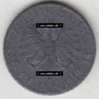 Münzen Österreich / Austria Eurovorläufer, Umlaufmünze vor Euroeinführung 1948-1994, 5 Groschen 1957 (1) Sammlung