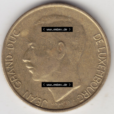 Münzen Luxemburg / Lëtzebuerg Eurovorläufer, Umlaufmünze vor Euroeinführung 1986-1988, 5 F, Francs, Franken 1986 (2) Sammlung
