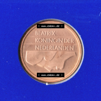 Münzen Niederlande / Netherlands Eurovorläufer, Umlaufmünze vor Euroeinführung 1982-2000, 5 Cent 2000 (2) Sammlung