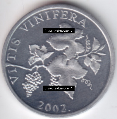 Münzen Kroatien Eurovorläufer, Umlaufmünze vor Euroeinführung 1993-2021, 2 Lipe 2002 (1) Sammlung