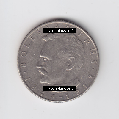 Münzen Polen / Polska Eurovorläufer, Umlaufmünze vor Euroeinführung 1975-1984, 10 Zlotych Boleslaw Prus 1976 (2) Sammlung