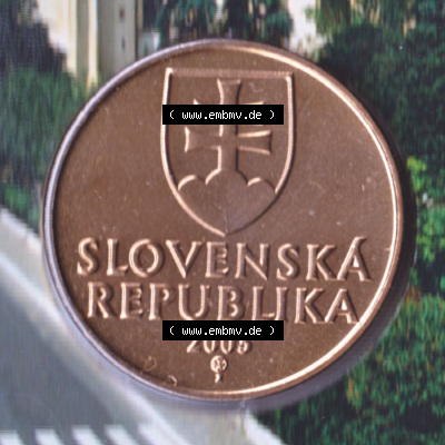 Münzen Slowakei / Slovakia Eurovorläufer, Umlaufmünze vor Euroeinführung 1993-2008, 10 SK, 10 Kronen 2005 (1) Sammlung
