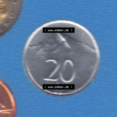 Münzen Slowakei / Slovakia Eurovorläufer, Umlaufmünze vor Euroeinführung 1993-2003, 20 h, 20 Heller 2003 (2) Sammlung