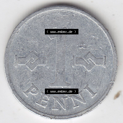 Münzen Finnland / SUOMI Eurovorläufer, Umlaufmünze vor Euroeinführung 1969-1979, 1 Penni. Vorderseite einer Münze aus Finnland... Sammlung