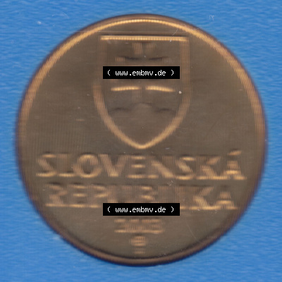 Münzen Slowakei / Slovakia Eurovorläufer, Umlaufmünze vor Euroeinführung 1993-2008, 10 SK, 10 Kronen 2003 (1) Sammlung