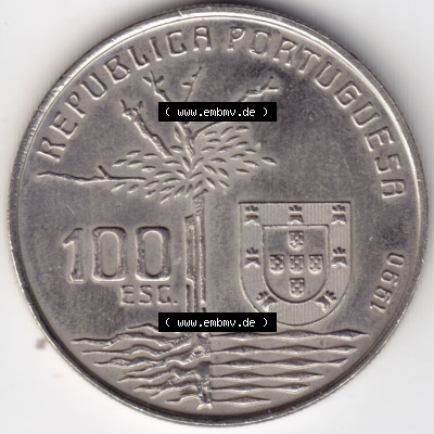 Münzen Portugal Eurovorläufer, Sondermünze vor Euroeinführung 1990-1990, 100 Escudos, Camilo Castelo Braiico (1) Sammlung