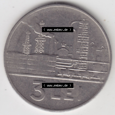 Münzen Rumänien / România Eurovorläufer, Umlaufmünze vor Euroeinführung 1963-1963, 3 Lei (1) Sammlung