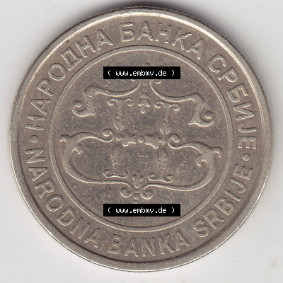Münzen Serbien Eurovorläufer, Umlaufmünze vor Euroeinführung 2003-2003, 20 Dinar 2003 (1) Sammlung