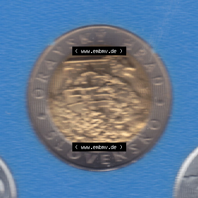 Münzen Slowakei / Slovakia Eurovorläufer, Umlaufmünze vor Euroeinführung 2003-2003, Medaille aus Münzsatz (2) Sammlung