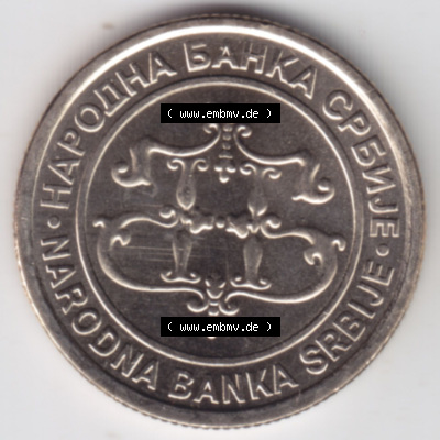 Münzen Serbien Eurovorläufer, Umlaufmünze vor Euroeinführung 2003-2003, 10 Dinara (1) Sammlung