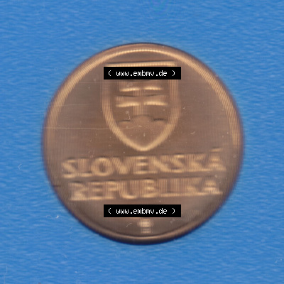 Münzen Slowakei / Slovakia Eurovorläufer, Umlaufmünze vor Euroeinführung 1993-2008, 1 SK, 1 Krone 2003 (1) Sammlung