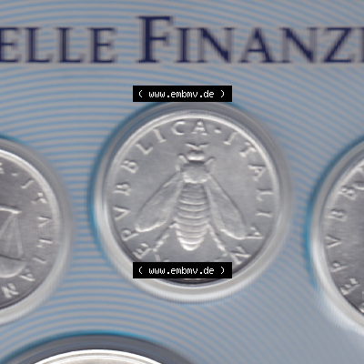 Münzen Italien / Italia Eurovorläufer, Umlaufmünze vor Euroeinführung 1953-2001, 2 Lira-Lire Insekt Münze 2001 (1) Sammlung