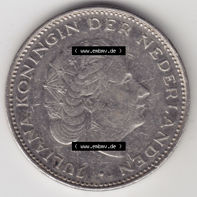 Münzen Niederlande / Netherlands Eurovorläufer, Umlaufmünze vor Euroeinführung 1969-1980, 2.50 Gulden 1980 (2) Sammlung