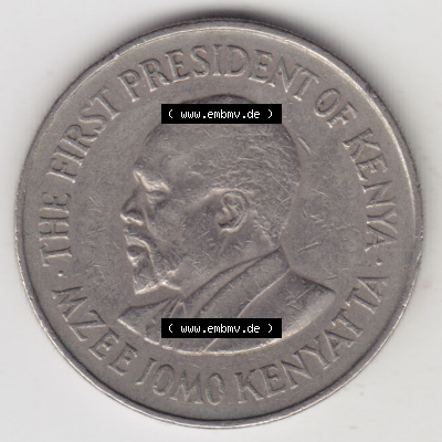 Münzen aus Afrika Kenia / Kenya Umlaufmünze 1969-1978, 1 Shilling 1978 (2) Sammlung