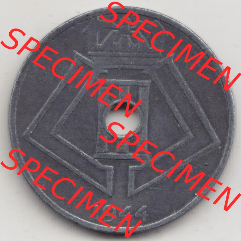 Münzen Belgien Eurovorläufer, Umlaufmünze vor Euroeinführung 1942-1946, 25 Centimes 1944 Belgie - Belgique (2) Sammlung