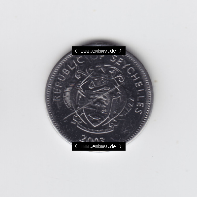 Münzen aus Afrika Seychellen / Seychelles Umlaufmünze 1993-2012, 25 Cent 2003 (1) Sammlung