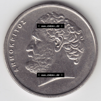 Münzen Griechenland Eurovorläufer, Umlaufmünze vor Euroeinführung 1990, 10 Apaxmee, Drachmen. Rückseite einer Münze aus... Sammlung