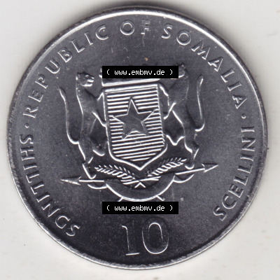 Münzen aus Afrika Somalia, Republik Umlaufmünze 2000-2000, 1 Schilling / Shilling / Scellini Lunar / Chinesische Tierkreiszeichen... Sammlung