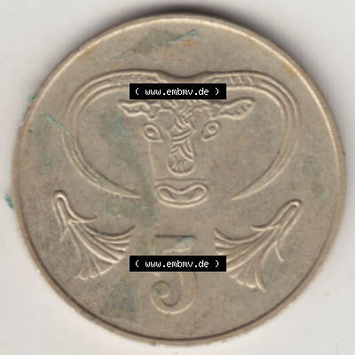 Münzen Zypern / Cyprus Eurovorläufer, Umlaufmünze vor Euroeinführung 1983-1983, 5 Cent (2) Sammlung