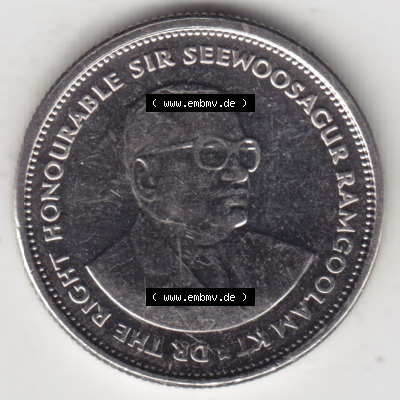 Münzen aus Afrika Mauritius Umlaufmünze 1987-2016, 20 Cent 2016 (2) Sammlung