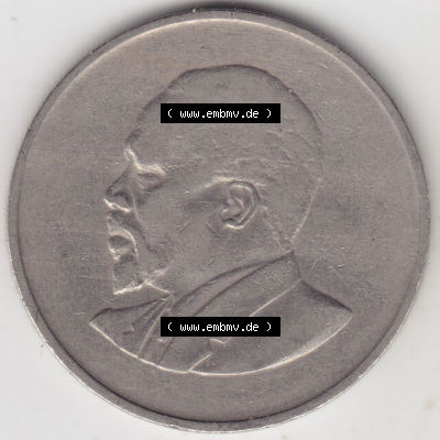 Münzen aus Afrika Kenia / Kenya Umlaufmünze 1966-1968, 1 One Shilling, Schilling 1968 (2) Sammlung