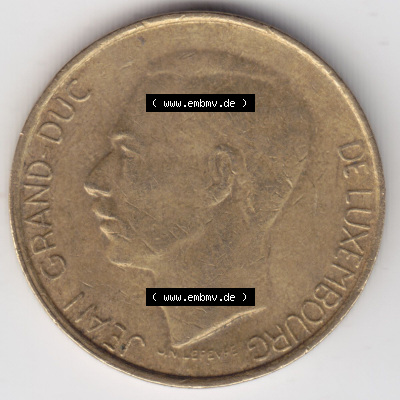 Münzen Luxemburg / Lëtzebuerg Eurovorläufer, Umlaufmünze vor Euroeinführung 1986-1988, 5 F, Francs, Franken 1987 (2) Sammlung