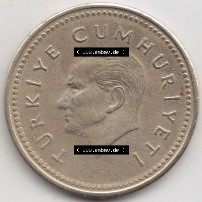Münzen Türkei / Türkiye Eurovorläufer, Umlaufmünze vor Euroeinführung 1992-1994, 5000 Lira - Lire (2) Sammlung