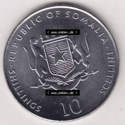 Münzen aus Afrika Somalia, Republik Umlaufmünze 2000-2000, 1 Schilling / Shilling / Scellini Lunar / Chinesische Tierkreiszeichen... Sammlung