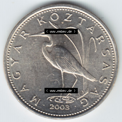 Münzen Ungarn / Magyarország Eurovorläufer, Umlaufmünze vor Euroeinführung 1992-2011, 5 Forint 2003 (1) Sammlung
